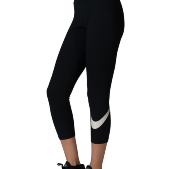 Nike Pants - NIKE Leggings With Blue Nike on leg Size SP